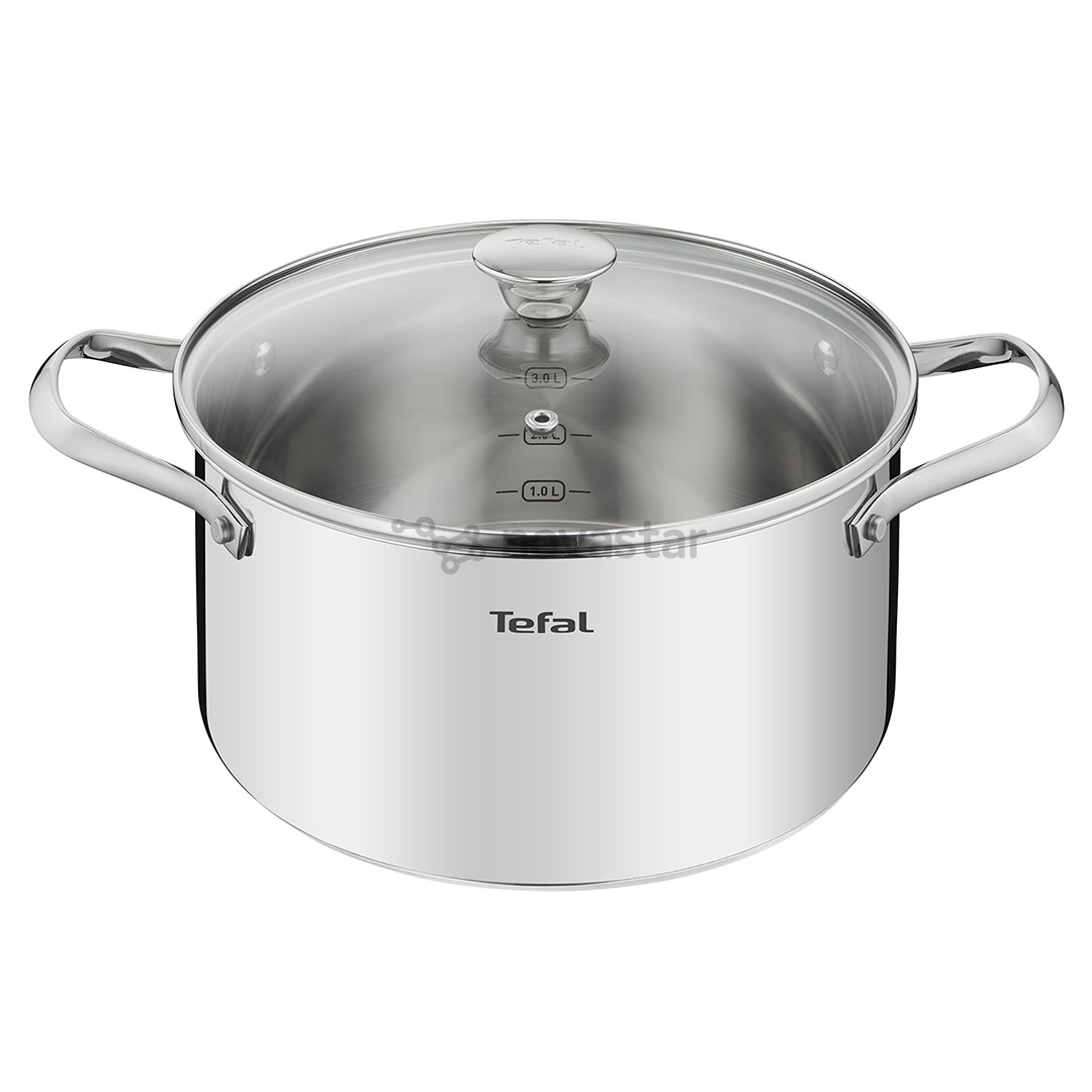 Puodų ir keptuvių rinkinys Tefal Cook Eat, 16/20/24 cm, 7 vnt.