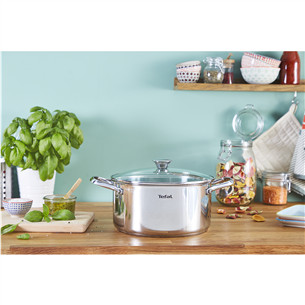 Puodų ir keptuvių rinkinys Tefal Cook Eat, 16/20/24 cm, 7 vnt.