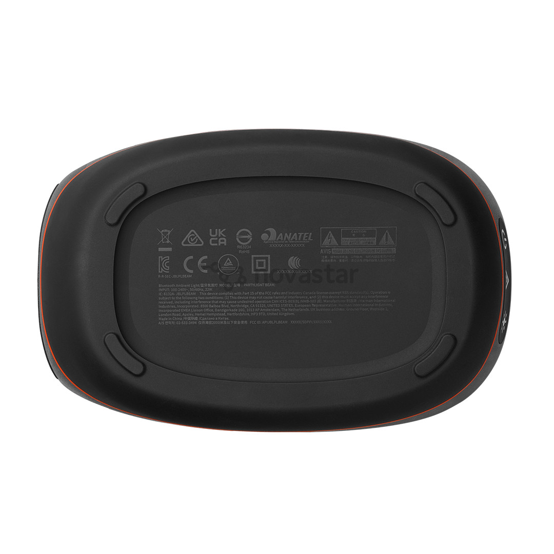 LED šviestuvas JBL Party Light Beam, juodas