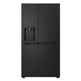 LG, Water & Ice Dispenser, 641 l, aukštis 179 cm, juodas - SBS šaldytuvas
