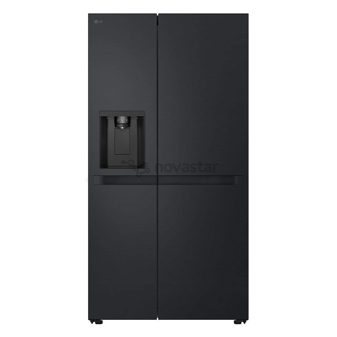 LG, Water & Ice Dispenser, 641 l, aukštis 179 cm, juodas - SBS šaldytuvas