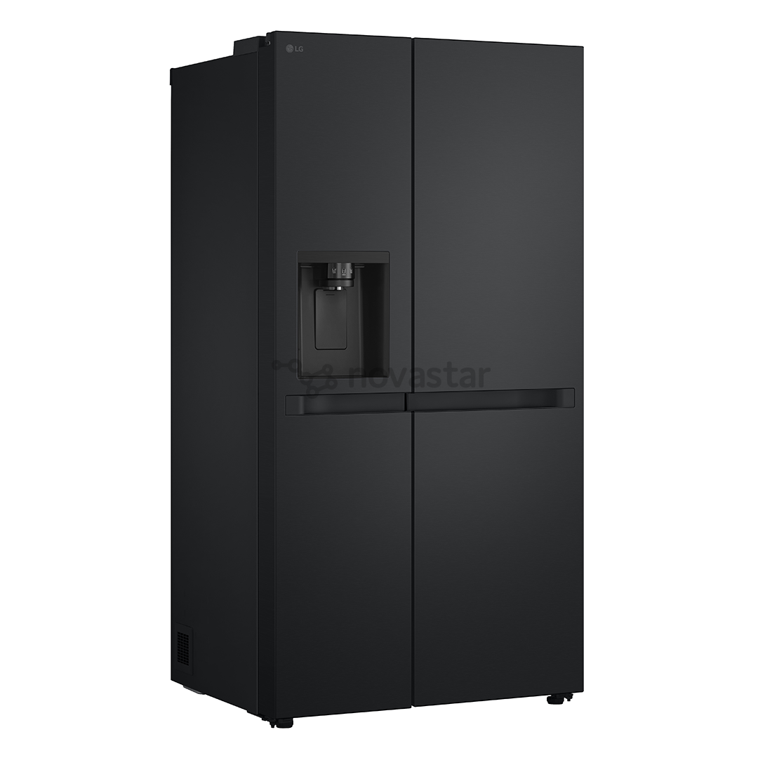 LG, Water & Ice Dispenser, 641 l, aukštis 179 cm, juodas - SBS šaldytuvas