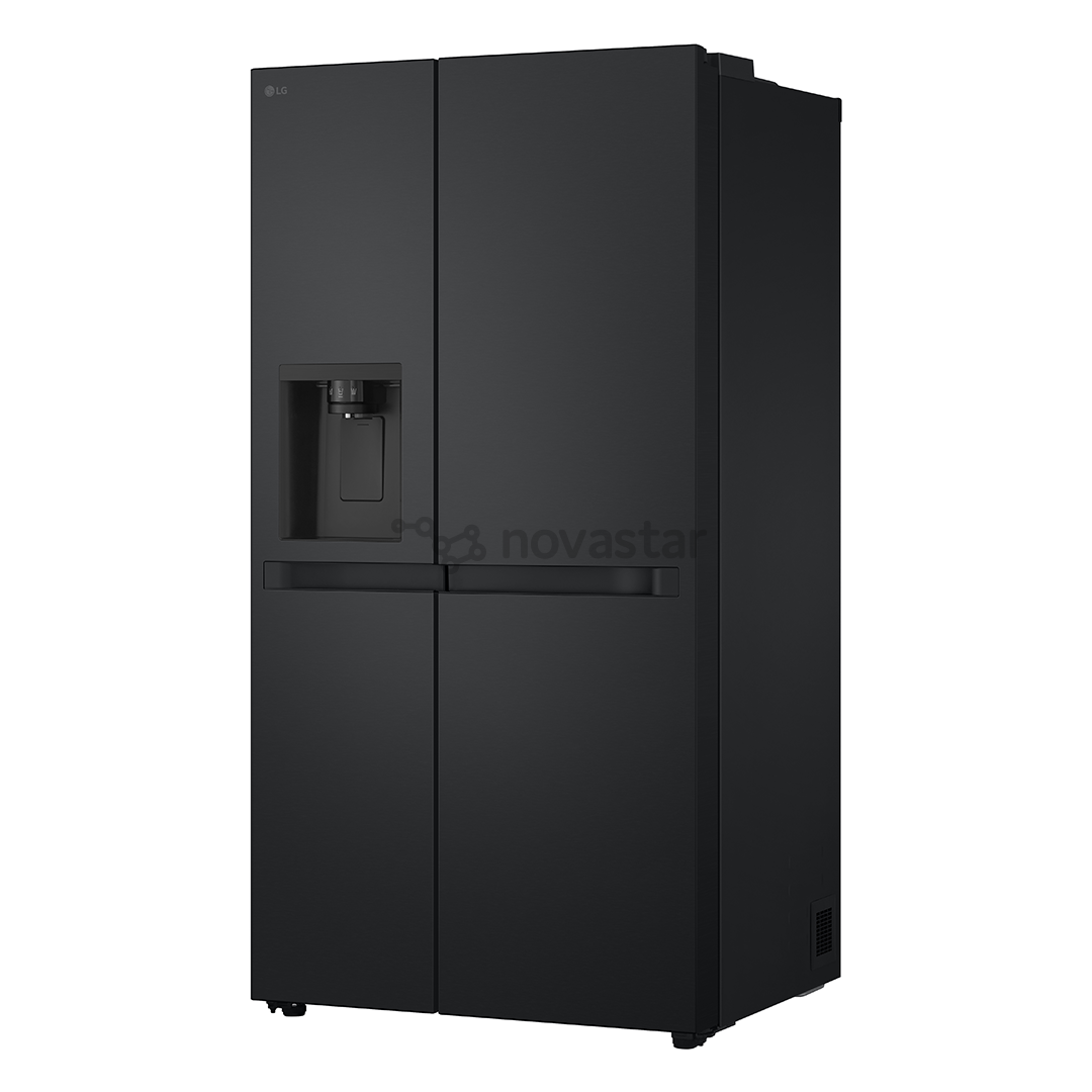 LG, Water & Ice Dispenser, 641 l, aukštis 179 cm, juodas - SBS šaldytuvas