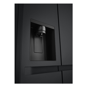 LG, Water & Ice Dispenser, 641 l, aukštis 179 cm, juodas - SBS šaldytuvas