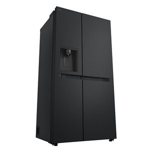 LG, Water & Ice Dispenser, 641 l, aukštis 179 cm, juodas - SBS šaldytuvas