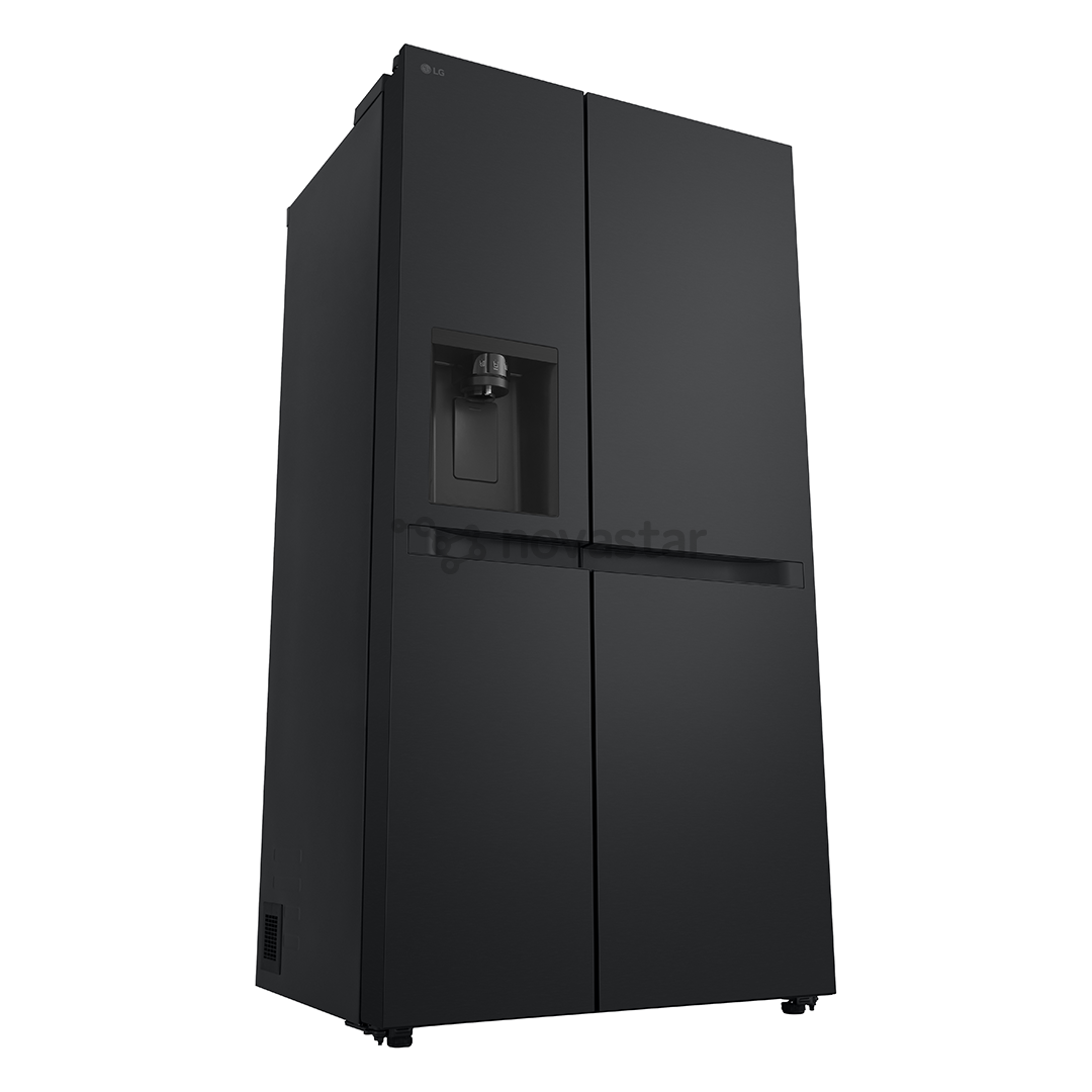 LG, Water & Ice Dispenser, 641 l, aukštis 179 cm, juodas - SBS šaldytuvas