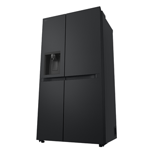 LG, Water & Ice Dispenser, 641 l, aukštis 179 cm, juodas - SBS šaldytuvas