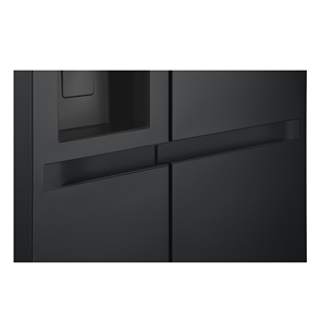 LG, Water & Ice Dispenser, 641 l, aukštis 179 cm, juodas - SBS šaldytuvas