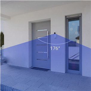 EZVIZ DB2 Pro, 2K, battery powered, white - Smart Doorbell with Camera