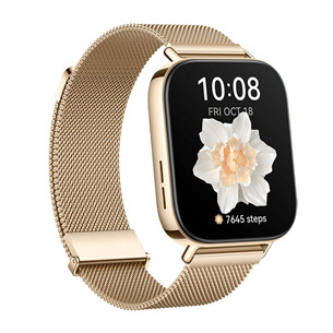 Išmanusis laikrodis Huawei Watch Fit 3, auksinės spalvos