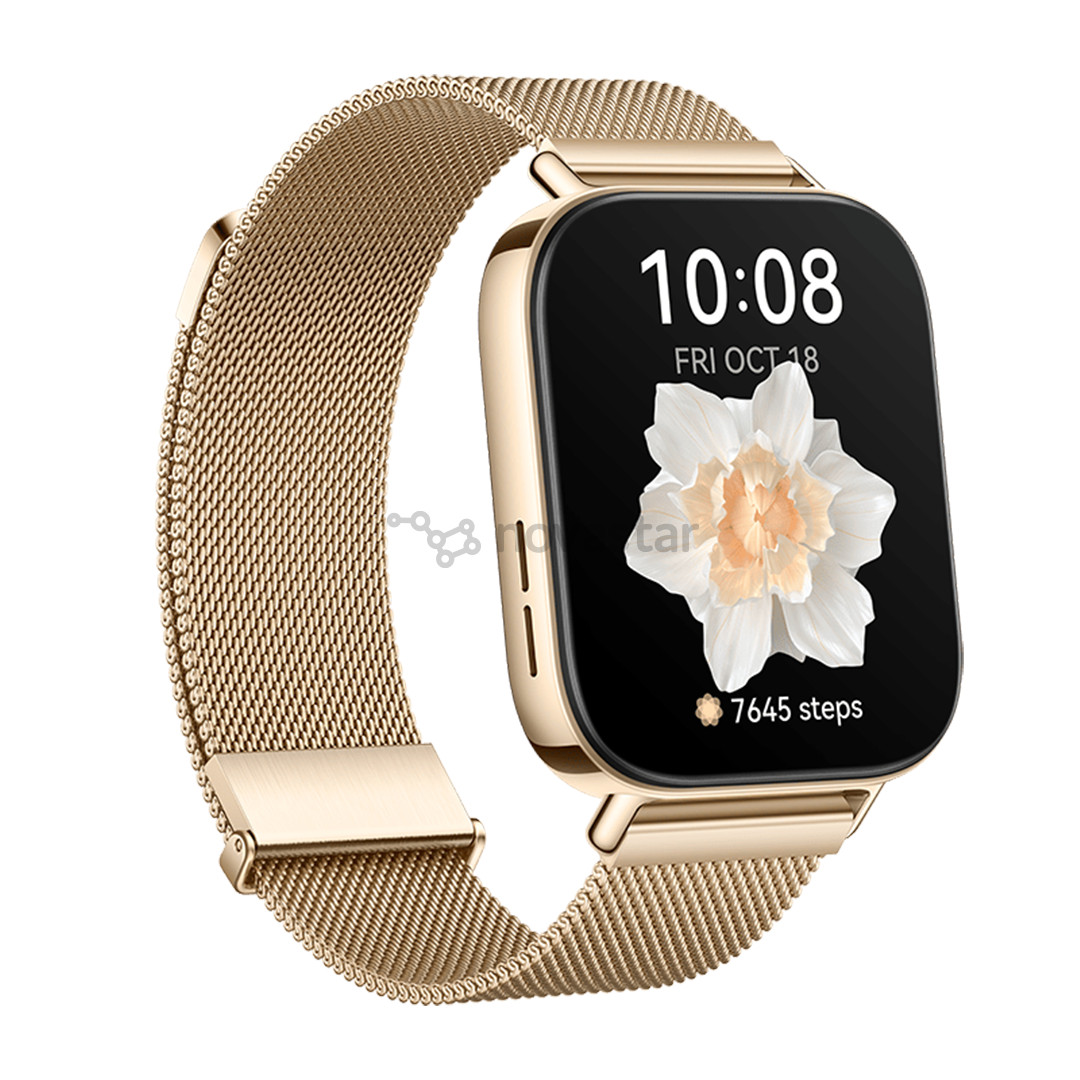 Išmanusis laikrodis Huawei Watch Fit 3, auksinės spalvos