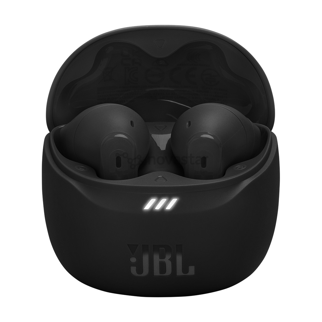JBL Tune Flex 2, juodos - Belaidės ausinės