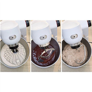 Bosch, Series 6, 1600 W, baltas - Virtuvinis kombainas