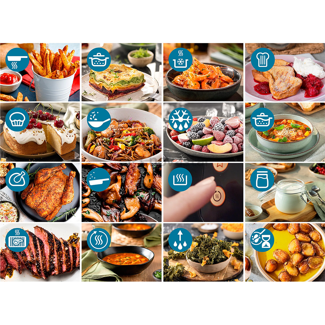 Oro gruzdintuvė  Philips 3000 Series, 4.2 L, 1400 W, juoda