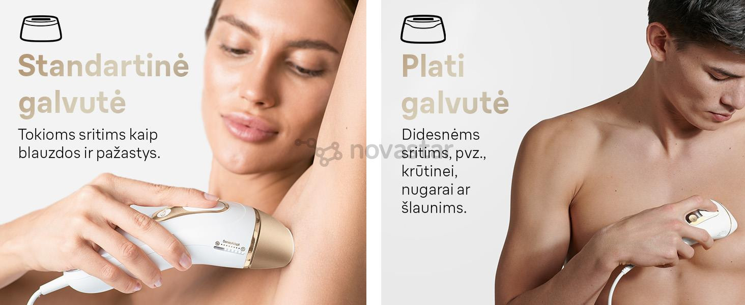 Braun Silk-expert Pro 5, белый/золотистый - Фотоэпилятор IPL