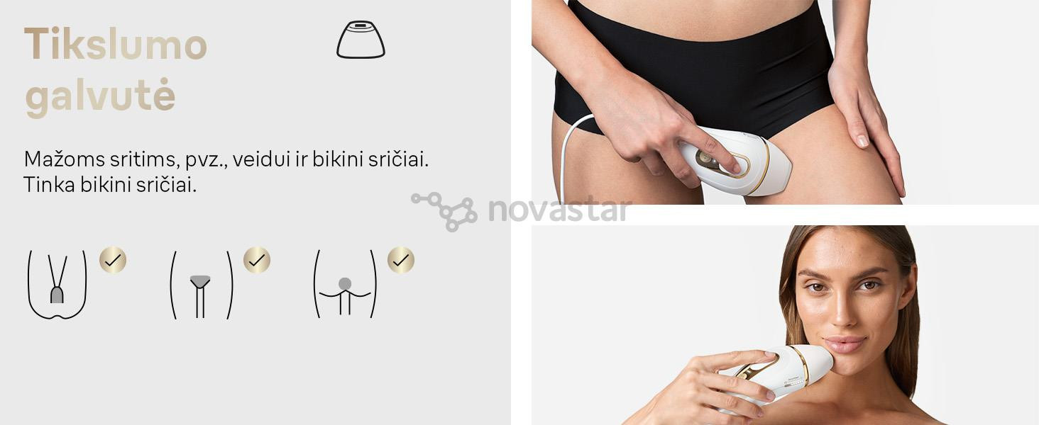 Braun Silk-expert Pro 5, белый/золотистый - Фотоэпилятор IPL