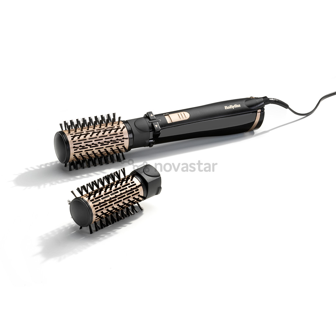 BaByliss Big Hair Dual 1000, 1000 W, black/gold - Rotating air styler