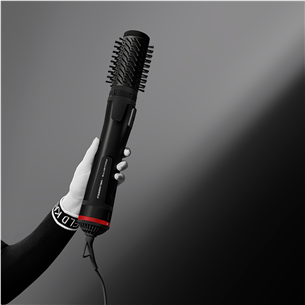 Plaukų formavimo šukos Rowenta x Karl Lagerfeld Brush Activ', 1000 W, juodos/raudonos