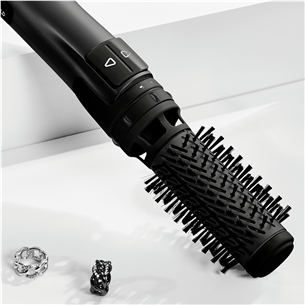 Plaukų formavimo šukos Rowenta x Karl Lagerfeld Brush Activ', 1000 W, juodos/raudonos
