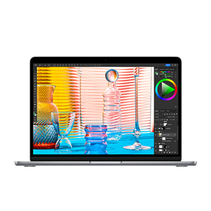 Nešiojamas kompiuteris Apple MacBook Air 13" (2022), M2 8C/8C, 16 GB, 256 GB, SWE, space gray