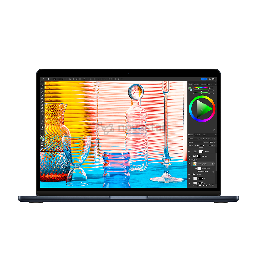 Apple MacBook Air 13" (2024), M3 8C/10C, 24 GB, 512 GB, RUS, midnight - Notebook