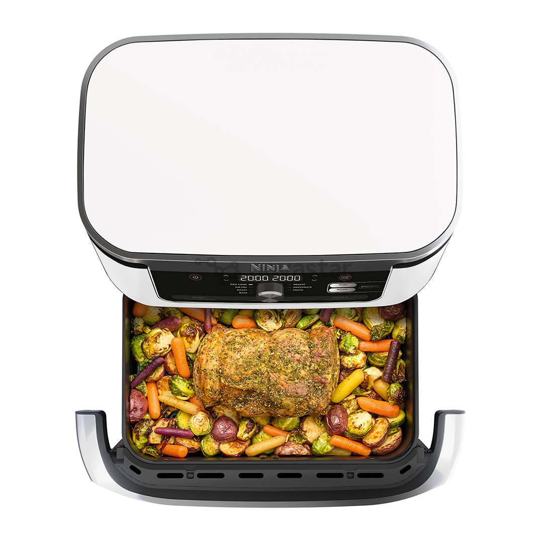 Ninja Foodi FlexDrawer Dual, 10,4 л, 2470 Вт, белый - Аэрогриль