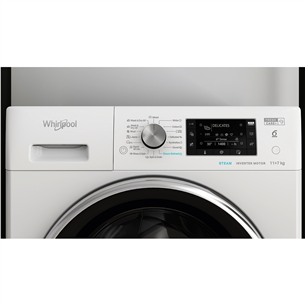 Skalbimo mašina - džiovyklė Whirlpool, 11 kg / 7 kg, gylis 60.5 cm, 1600 rpm
