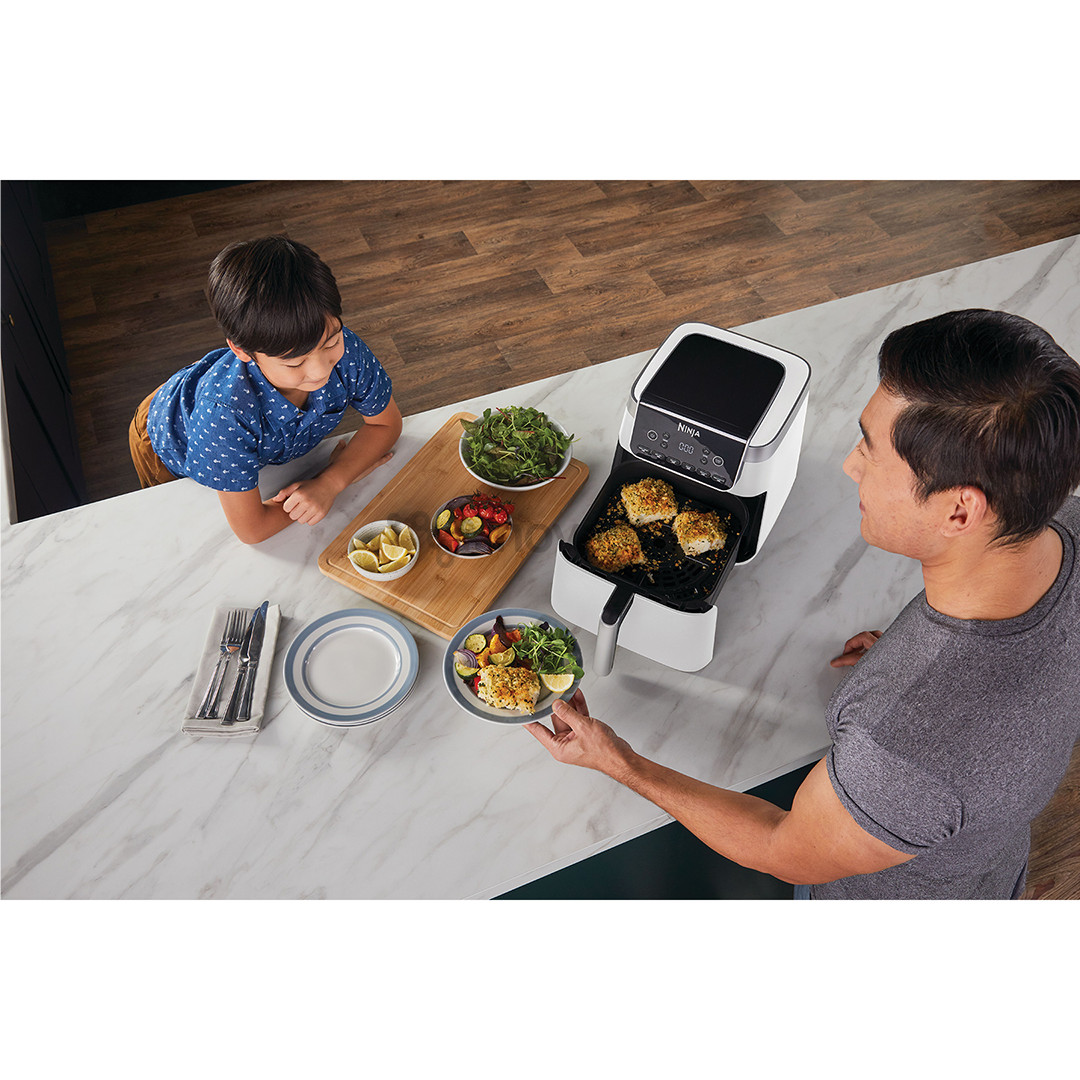 Karšto oro gruzdintuvė Ninja Air Fryer MAX PRO 6.2L, 2000 W, balta