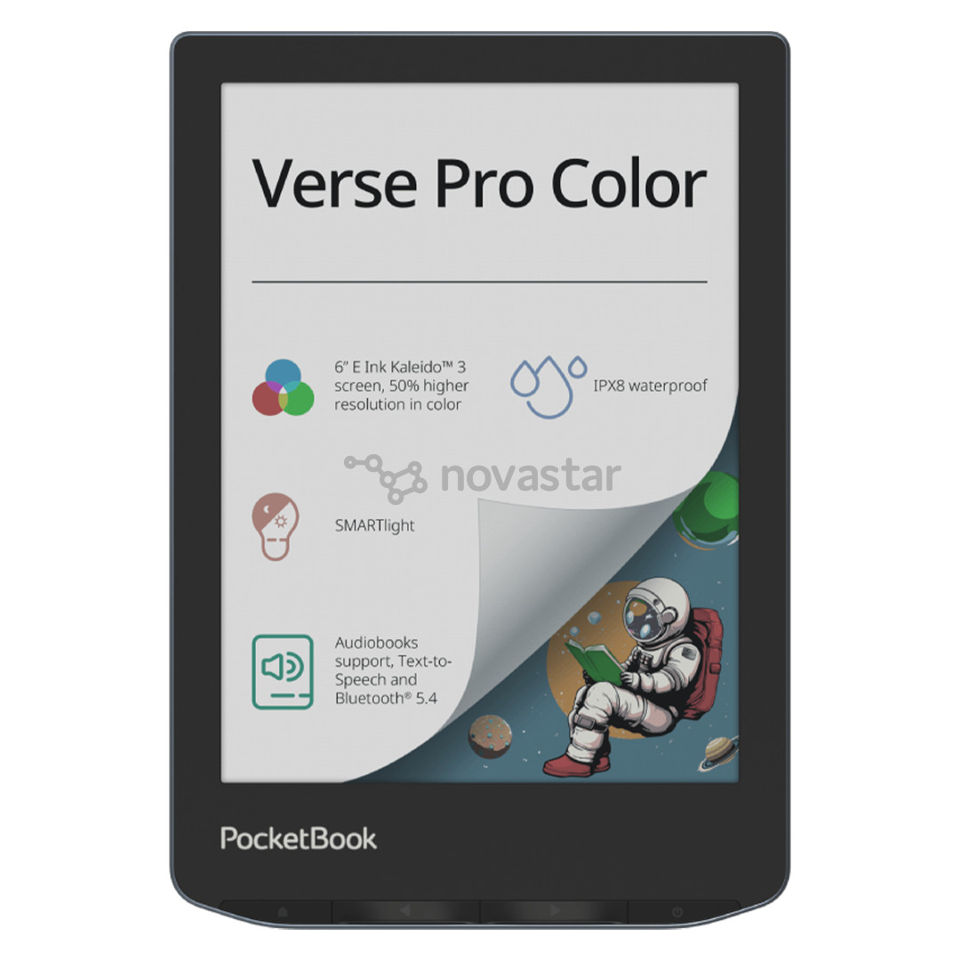 PocketBook Verse Pro Color, 6'', 16 GB, stormy sea - E-reader