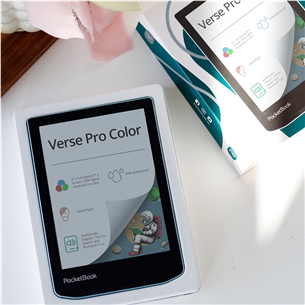Elektroninė skaityklė PocketBook Verse Pro Color, 6'', 16 GB, juoda