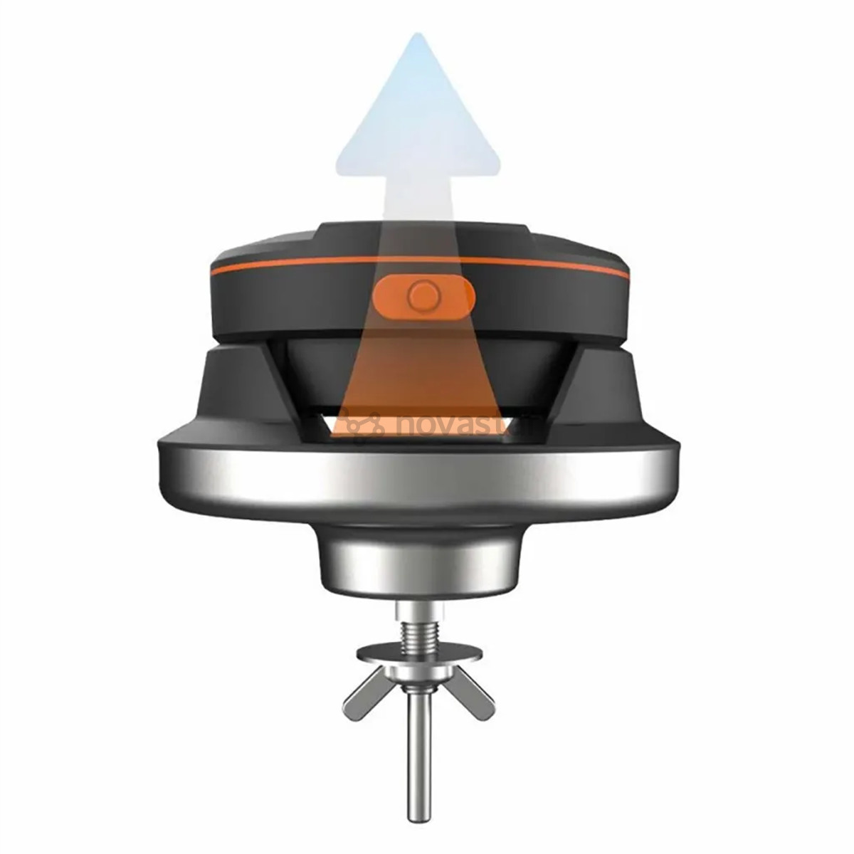 HerQs Dome thermometer, black - Smart cooking thermometer