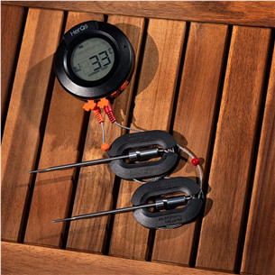 HerQs Dome thermometer, black - Smart cooking thermometer