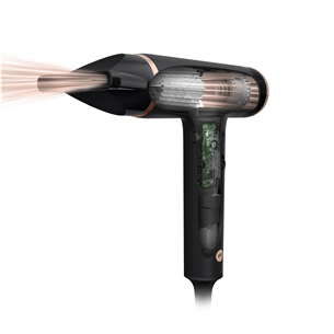 Plaukų džiovintuvas Rowenta NANO, 1700 W, juodas
