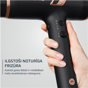 Rowenta NANO, 1700 Вт, черный - Фен