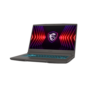 Nešiojamasis kompiuteris  MSI Thin A15, 15,6'', 144 Hz, Ryzen 7, 16 GB, 512 GB, RTX 4060, ENG, pilkas