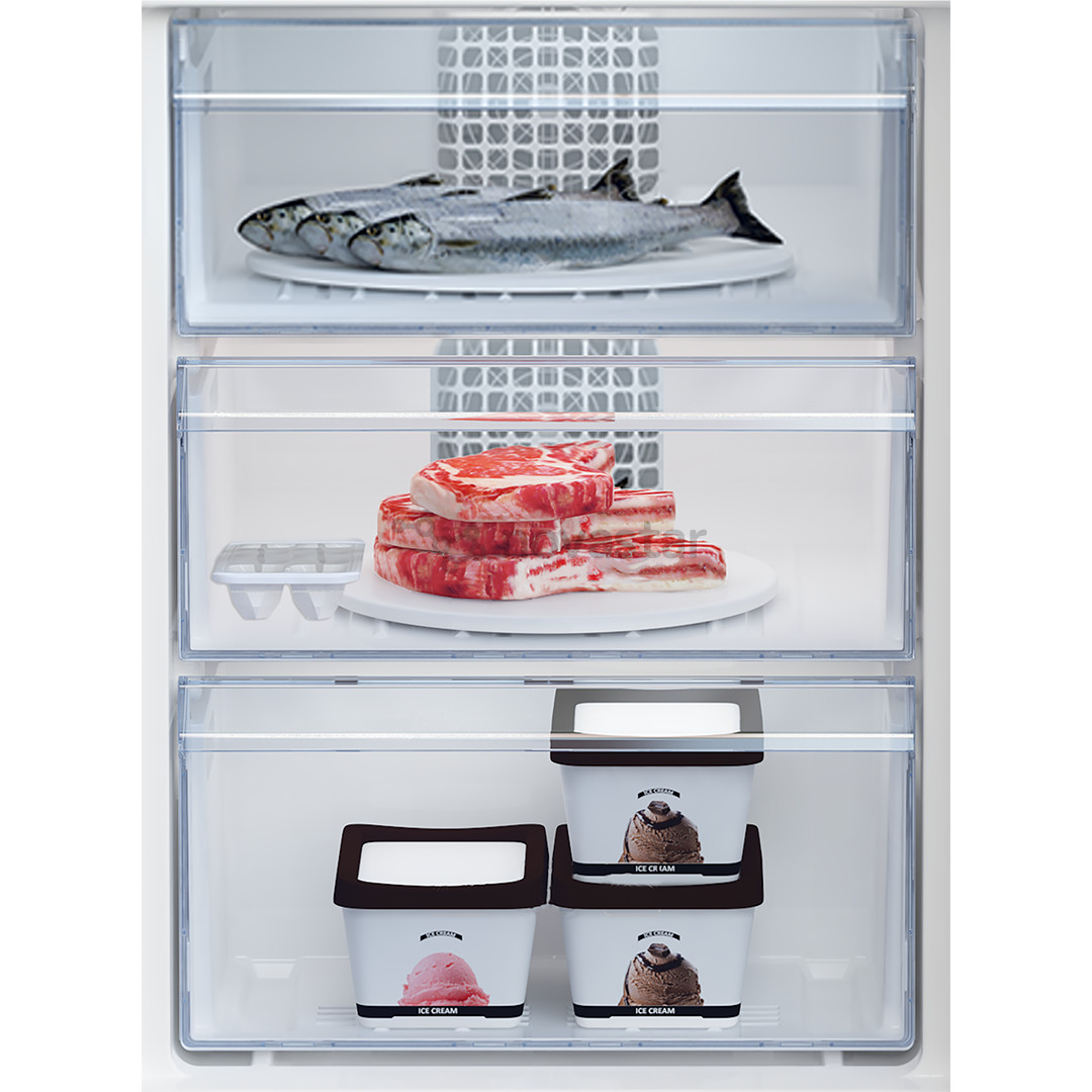 Šaldytuvas Beko, NoFrost, 266 L, aukštis 182 cm, tamsiai pilkas