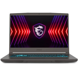 MSI Thin 15, 15,6'', FHD, 144 Гц, i5, 16 ГБ, 512 ГБ, RTX 4050, темно-серый - Ноутбук THIN15-B13VE-2053NL