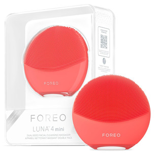 Foreo Luna 4 mini, красный - Прибор для очищения лица LUNA4MINI.CORAL