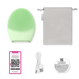 Veido valymo įrenginys Foreo Luna 4, combination skin, žalias