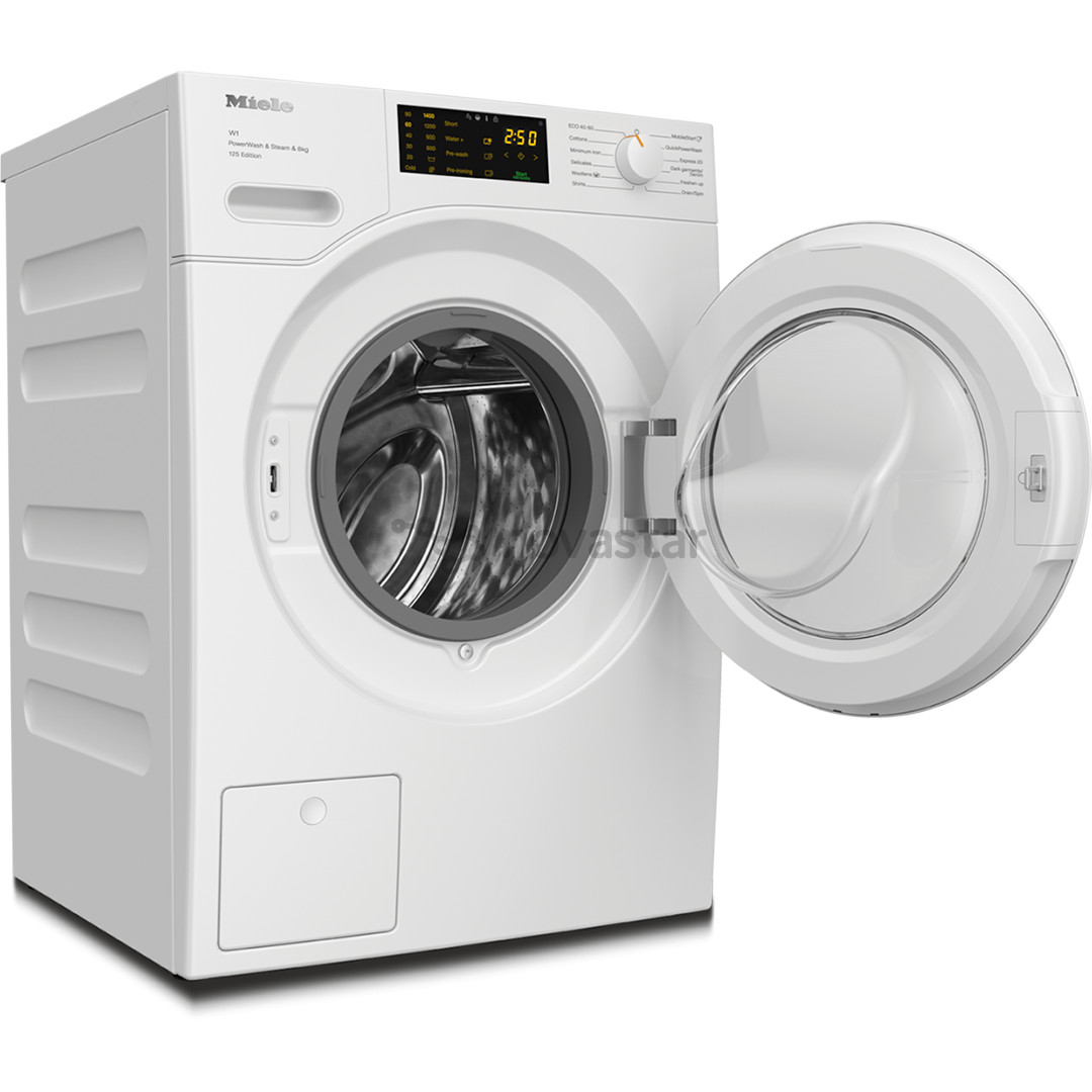 Miele 125 Edition, 8 kg, gylis 60 cm, 1400 aps./min. - Skalbimo mašina