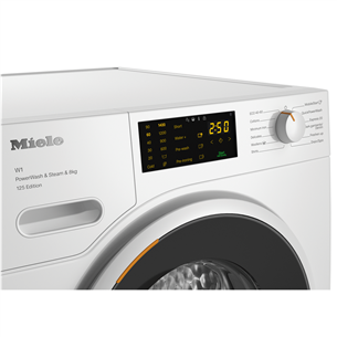 Skalbimo mašina Miele 125 Edition, 8 kg, gylis 60 cm, 1400 rpm