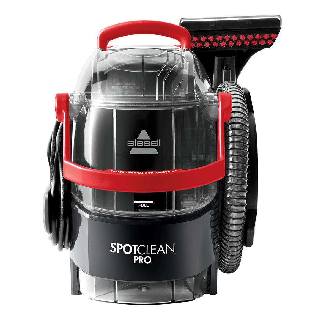 Kilimų ir apmušalų valymo įrenginys Bissell SpotClean® Pro, 750 W, juodas/raudonas