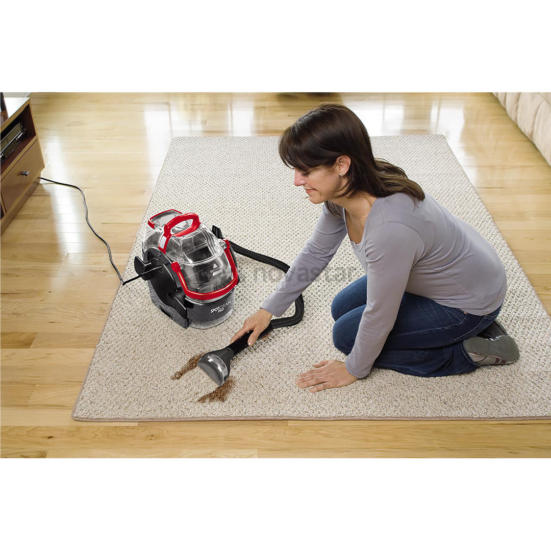 Kilimų ir apmušalų valymo įrenginys Bissell SpotClean® Pro, 750 W, juodas/raudonas