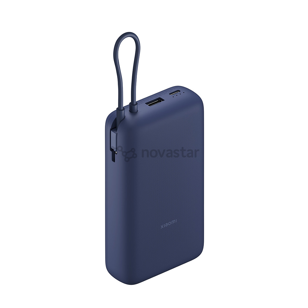 Xiaomi 33W Power Bank, 20000 mAh, integrated cable, blue - Power bank