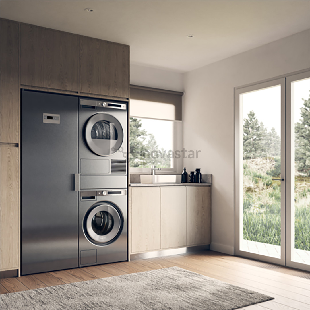 Asko, stainless steel - Pull-out shelf for laundry