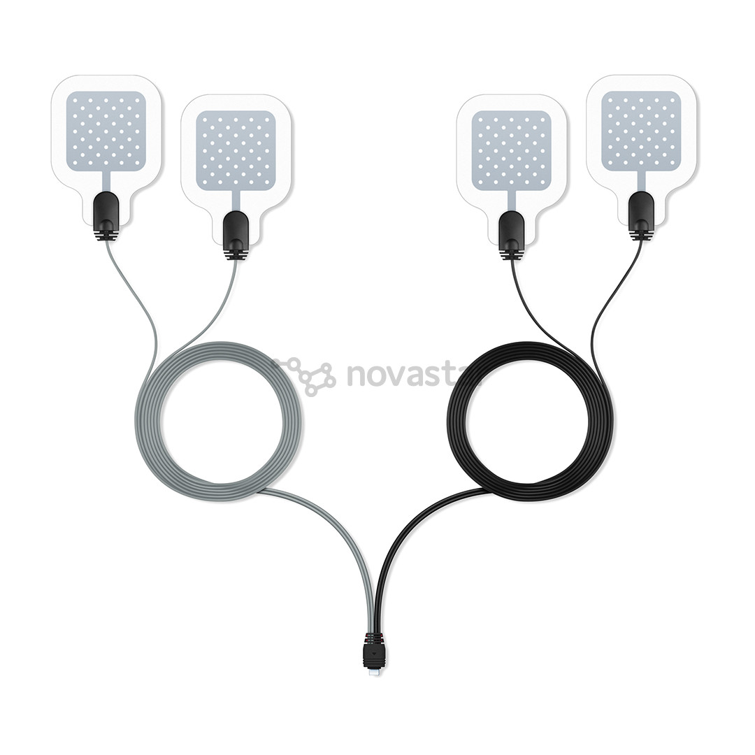 Elektroninis raumenų stimuliatorius TENS/EMS  Beurer 4-in-1, šildymo funkcija, juodas