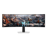 Monitor Samsung Odyssey OLED G9 G93SC, 49'', Dual QHD, OLED, 240 Hz, curved, silver