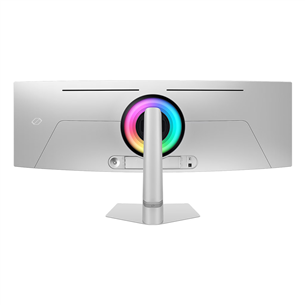 Monitor Samsung Odyssey OLED G9 G93SC, 49'', Dual QHD, OLED, 240 Hz, curved, silver