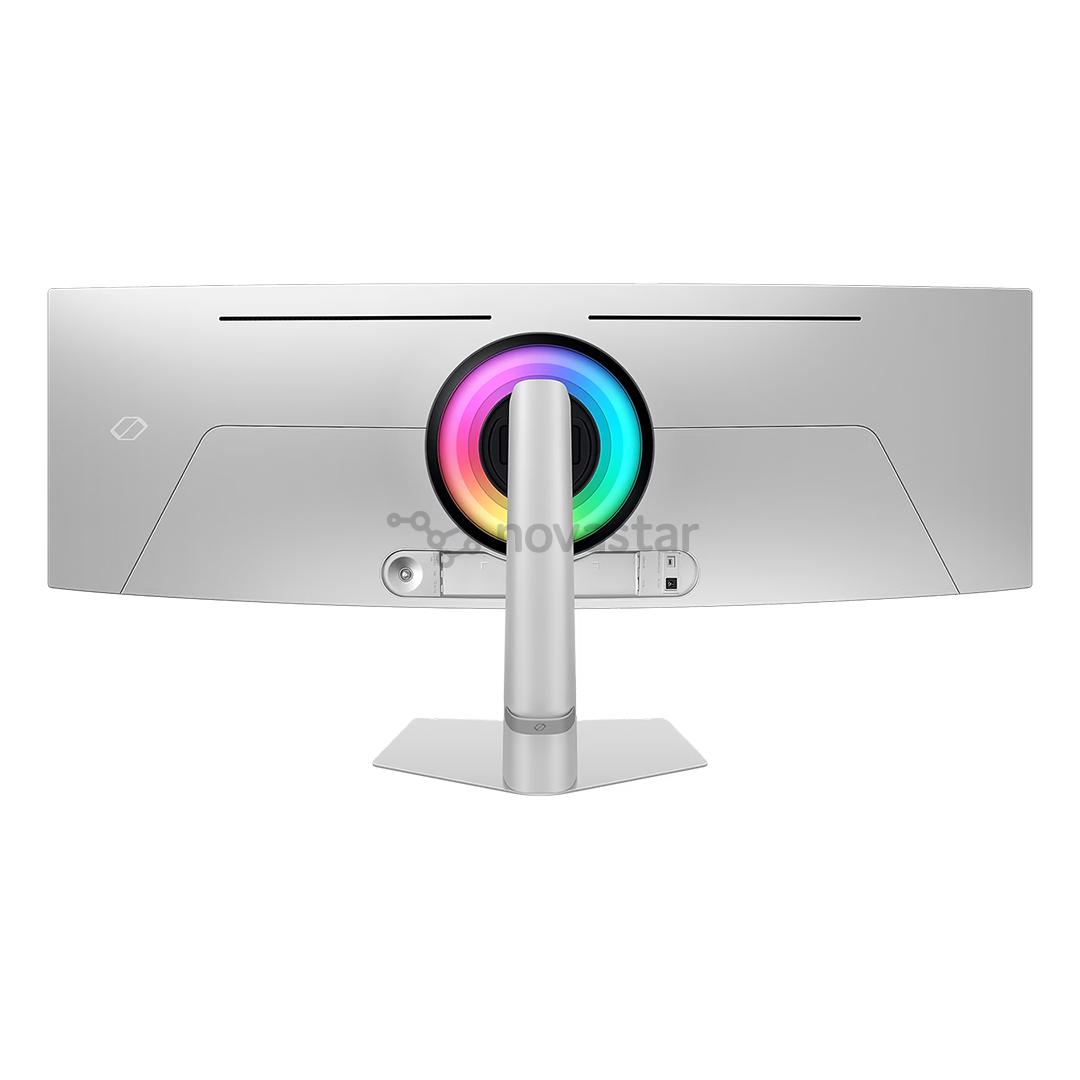 Monitor Samsung Odyssey OLED G9 G93SC, 49'', Dual QHD, OLED, 240 Hz, curved, silver
