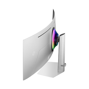 Monitor Samsung Odyssey OLED G9 G93SC, 49'', Dual QHD, OLED, 240 Hz, curved, silver